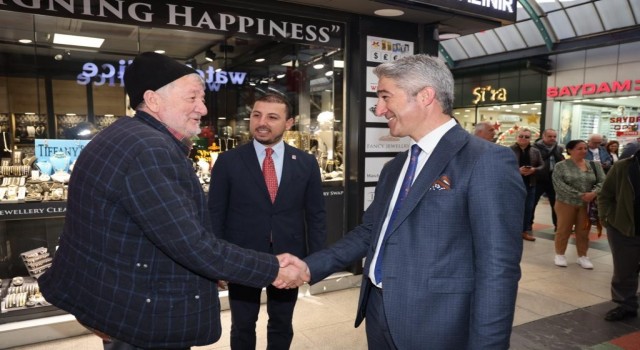 Başkan Oktay esnafların yeni yılını kutladı