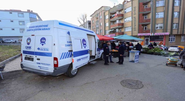 Canik’te Mobil Zabıta Çözüm Merkezi hizmete sunuldu