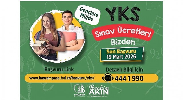 Bayrampaşa Belediye Başkan Vekili Akın’dan öğrencilere YKS müjdesi
