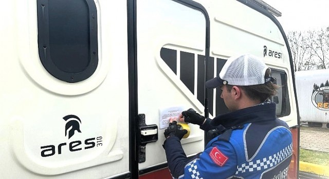 Kocaeli'de karavanlara 1 Nisan uyarısı