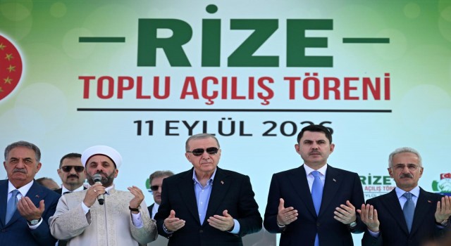 Cumhurbaşkanı Erdoğan Rize’de 26 Projenin Açılışını Gerçekleştirdi