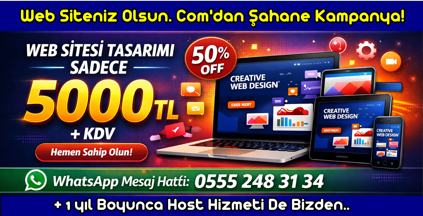 web siteniz olsun