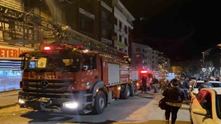 Tunceli’de bina boşluğunda yangın: Mahsur kalan evcil hayvanları itfaiye kurtardı