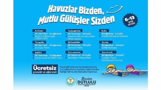 Manisa Büyükşehir’in Havuzları Çocuklarla Buluşuyor