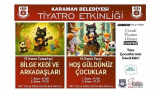 Karaman Belediyesi’nden Çocuklara Ücretsiz Tiyatro